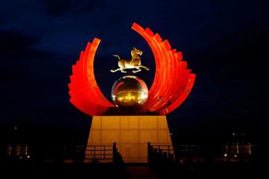 中國原子(zi)城景觀亮化工(gong)程